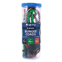 Veto Bungee Cords - Mixed Pack 8